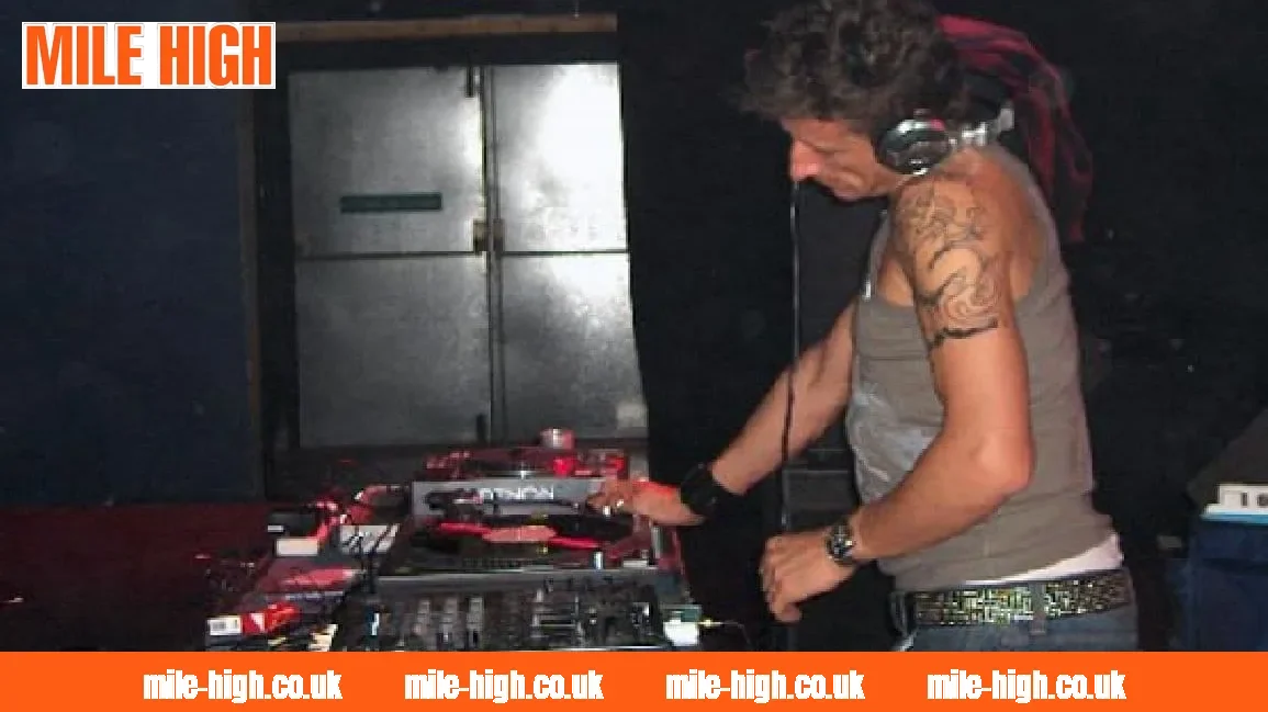 Marco Bailey performing live as a techno DJ representing his career journey and musical background